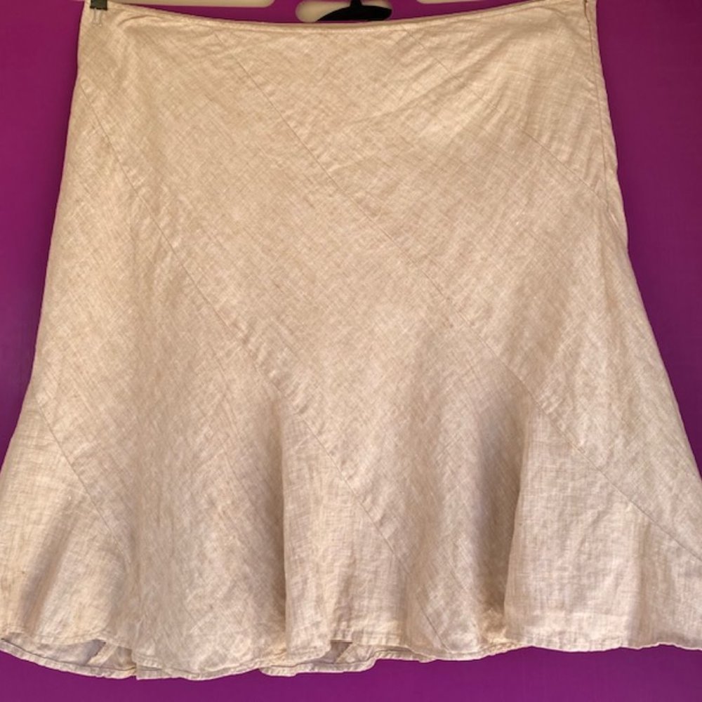 ESPRIT Flirty & Flattering Linen Skirt Fully Lined
